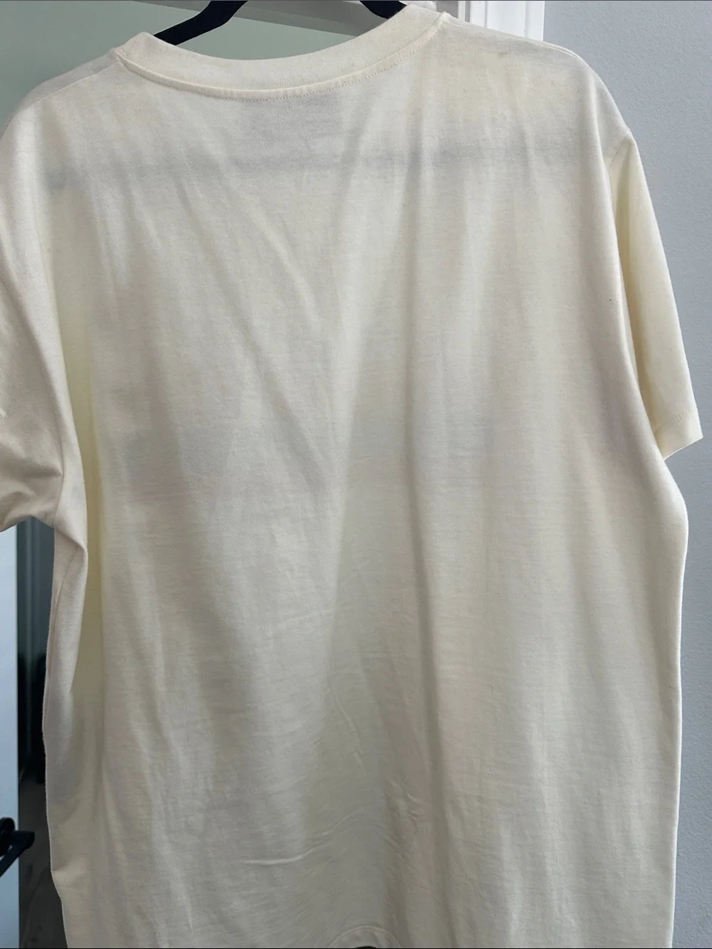 Gucci White Tee with Red & Green Logo Graphic